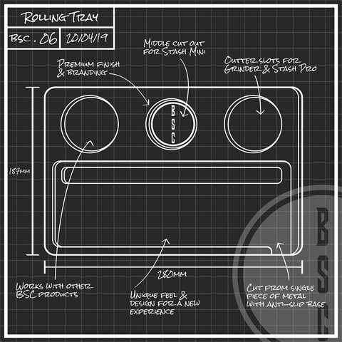 BSC Rolling Tray